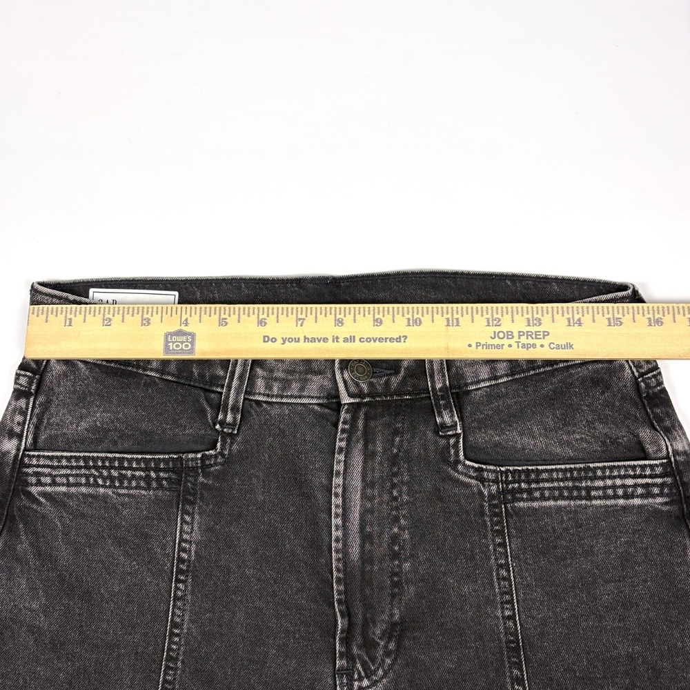 Gap 90s Loose Cargo Jeans Womens Sz 8 Black Wash Grunge Skater Street Y2K Baggy - Picture 9 of 16